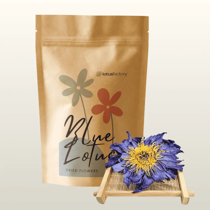 Blue Lotus Whole Dried Flowers Organic