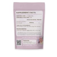 Organic Black Ginger Powder Capsules supplement facts