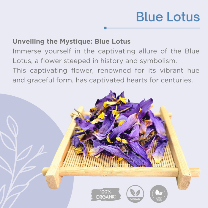 Blue Lotus Crushed Flowers