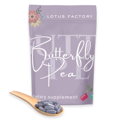 Organic Butterfly Pea Flower Powder Capsules