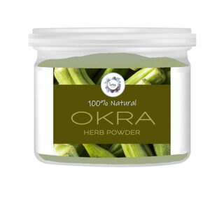 Okra (Abelmoschus esculentus) Herb Powder