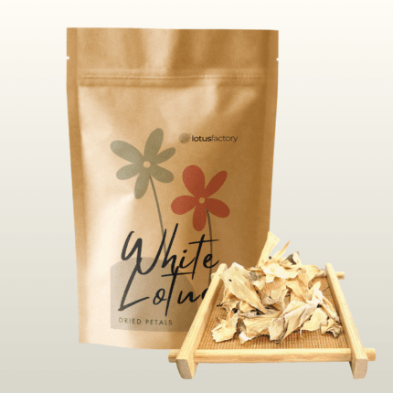 White Lotus Dried Flower Petals Organic