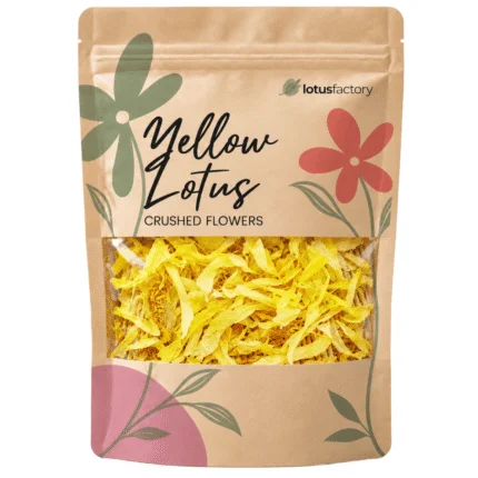 Organic Yellow Lotus Crushed Flowers