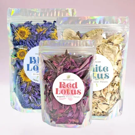 Whole Blue Lotus, Red Lotus & White Lotus