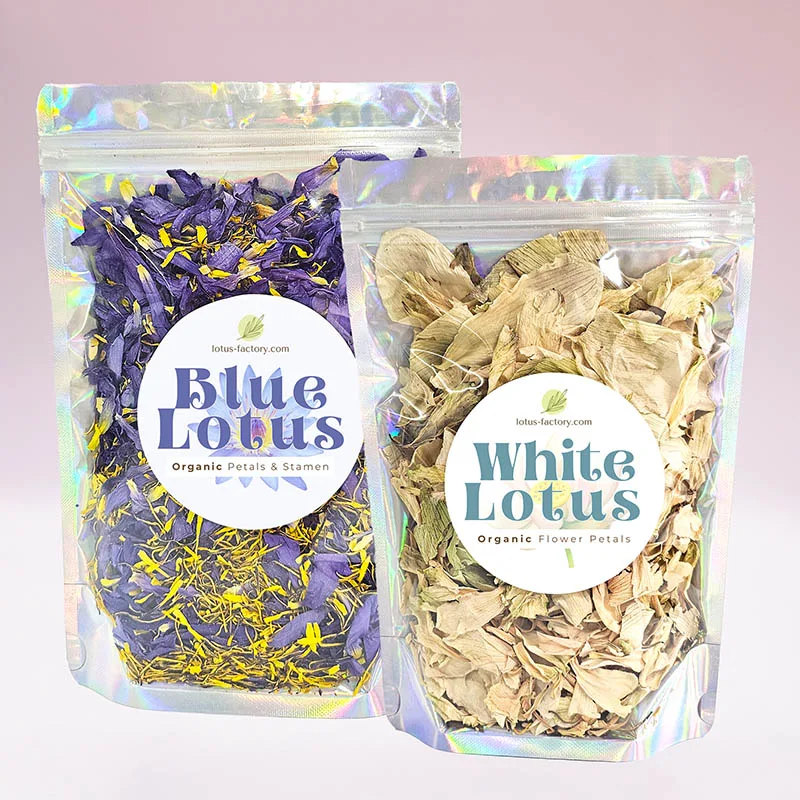 Blue Lotus Petals & White Lotus Set