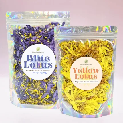 Blue Lotus Petals & Yellow Lotus