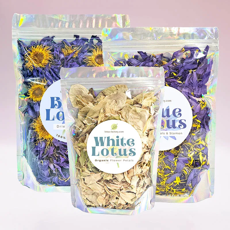 White Lotus, Whole & Crushed Blue Lotus
