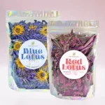 Whole Blue Lotus & Red Lotus Set