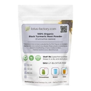 Buy Organic Blue Lotus Flowers, Tea & Powder | US Shipping | Lotus Factory Black Turmeric Powder