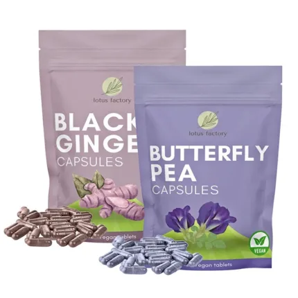 Black Ginger & Butterfly Pea Capsules Set