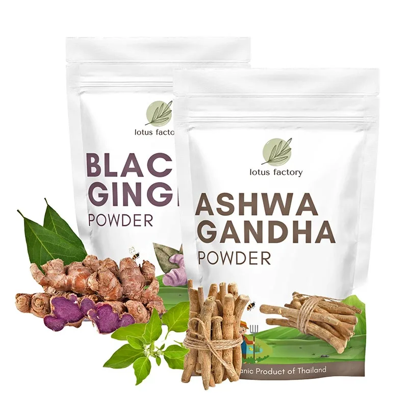 Black Ginger & Ashwagandha Powder Set
