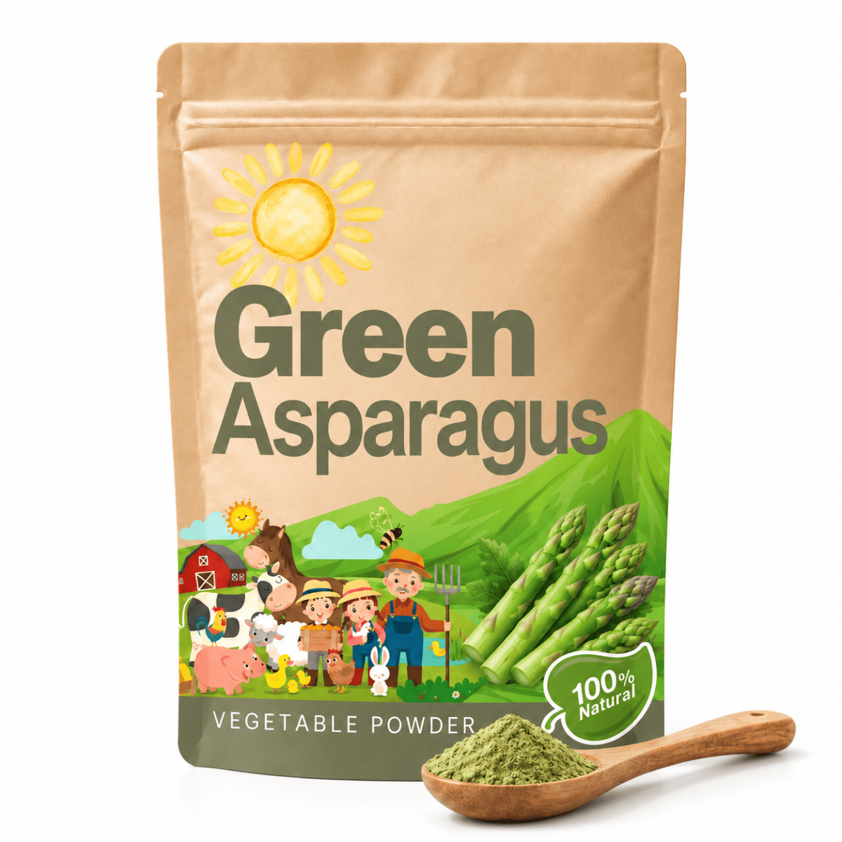 Green Asparagus Powder Green Asparagus Powder